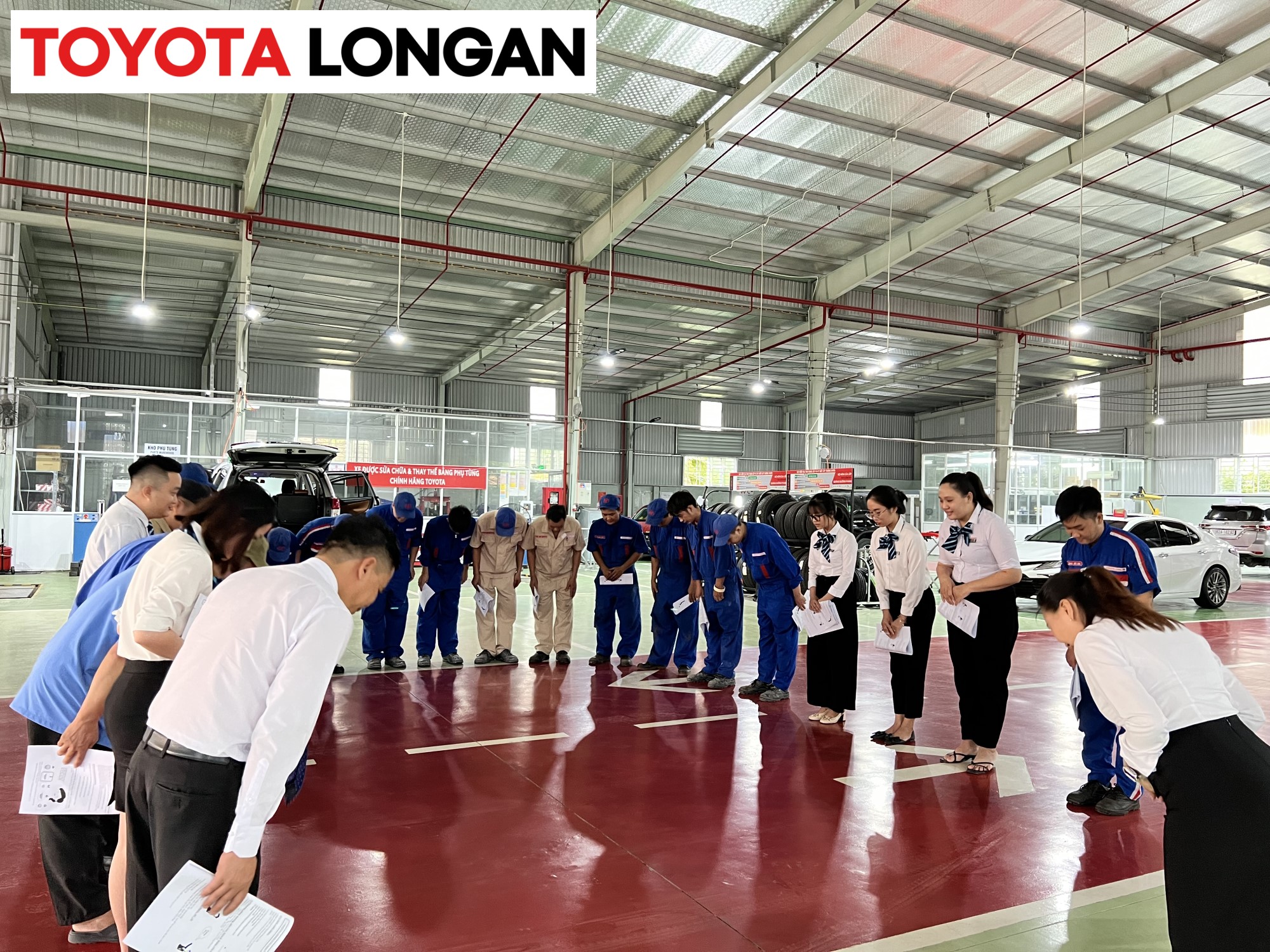 Toyota Long An đào tạo Omotenashi năm 2023