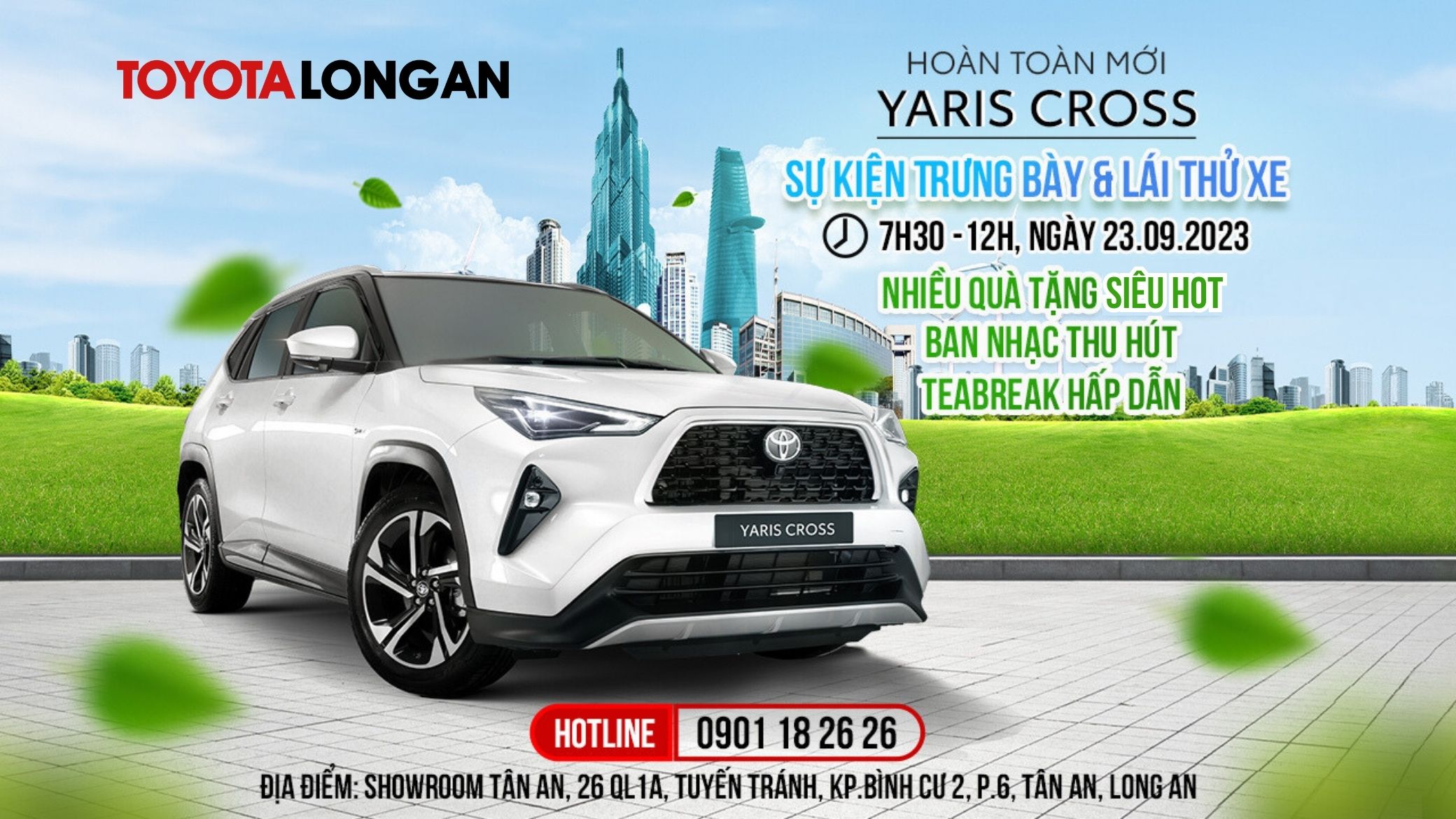 Toyota Long An tổ chức sự kiện ra mắt xe mới tháng 09.2023