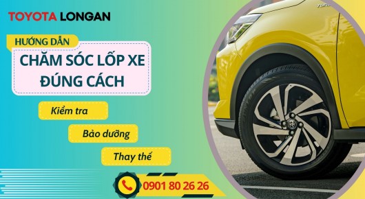 Hướng dẫn chăm sóc lốp xe đúng cách