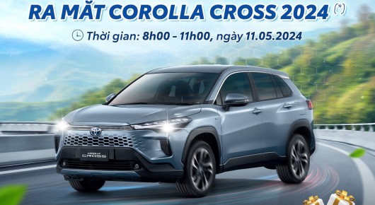 Sự kiện ra mắt Toyota Corolla Cross 2024 mới tại Toyota Long An