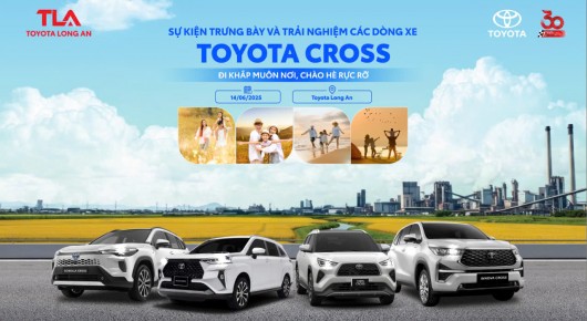 Sự kiện trưng bày và trải nghiệm Toyota Cross 2025 tại Toyota Long An