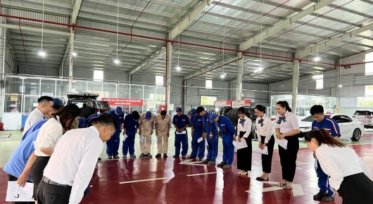 Toyota Long An đào tạo Omotenashi năm 2023