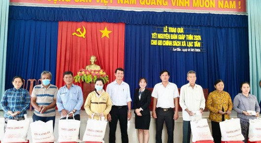 Toyota Long An tích cực thực hiện hoạt động xã hội đầu năm 2024