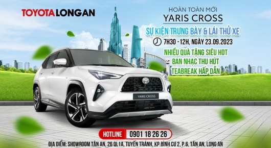 Toyota Long An tổ chức sự kiện ra mắt xe mới tháng 09.2023